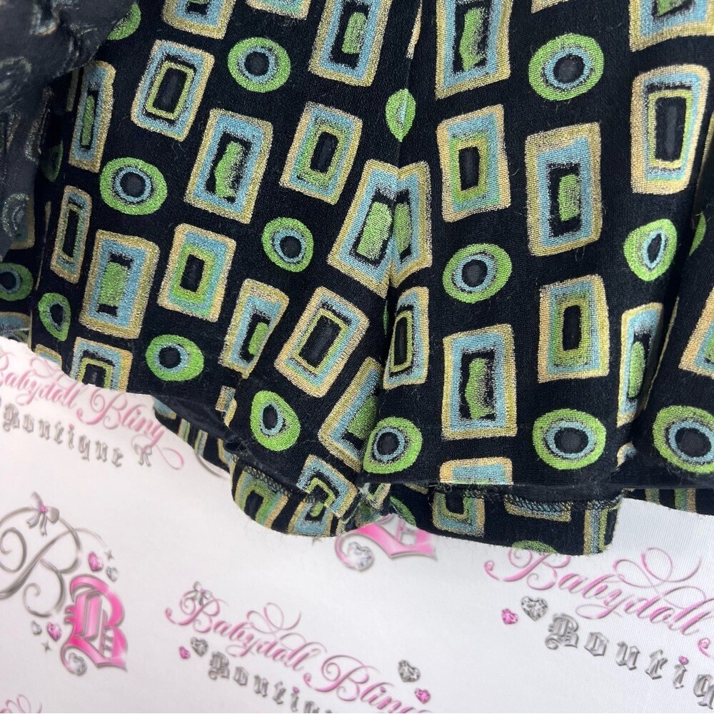 Clientele skort shorts skirt vintage groovy pattern Geometric Patterned Shorts - Picture 4 of 16